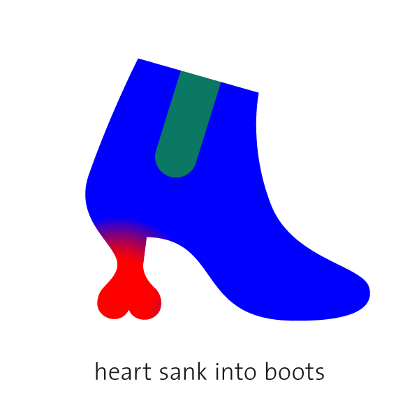 graphic: boot, woman, lovely, heart, fashion