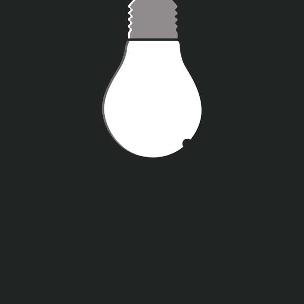 graphic: light bulb, animation, flimsy, electric